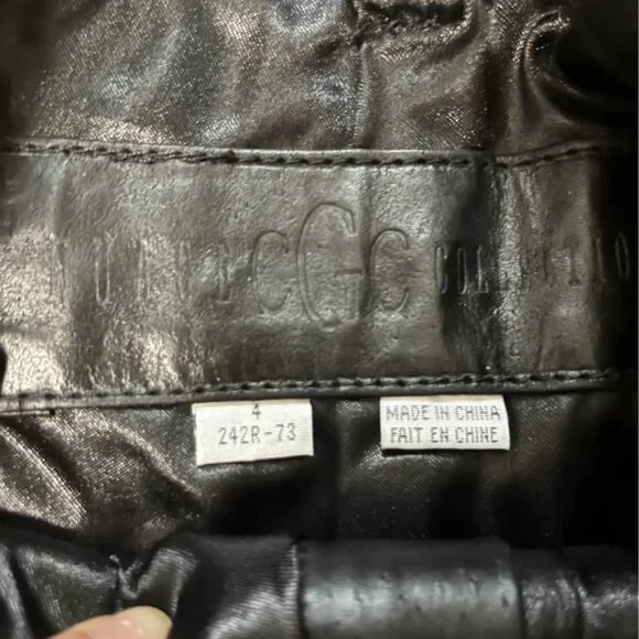 Nuage black leather pants size 4 - Picture 5 of 7